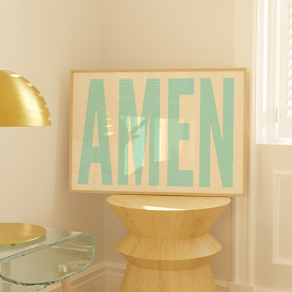 Amen Wall Art – Trendy Christian Home Decor