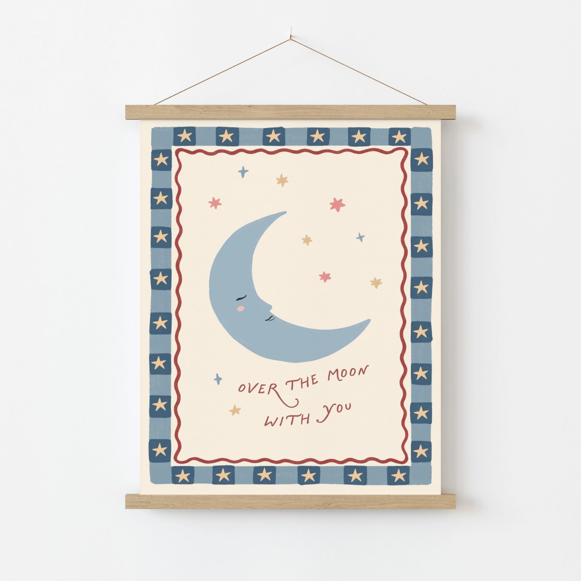 Decorazione per camera bambini di Stelle e Luna
