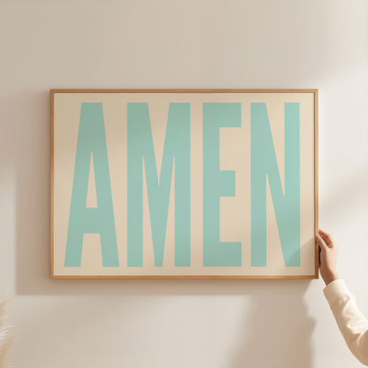 Amen Wall Art – Trendy Christian Home Decor