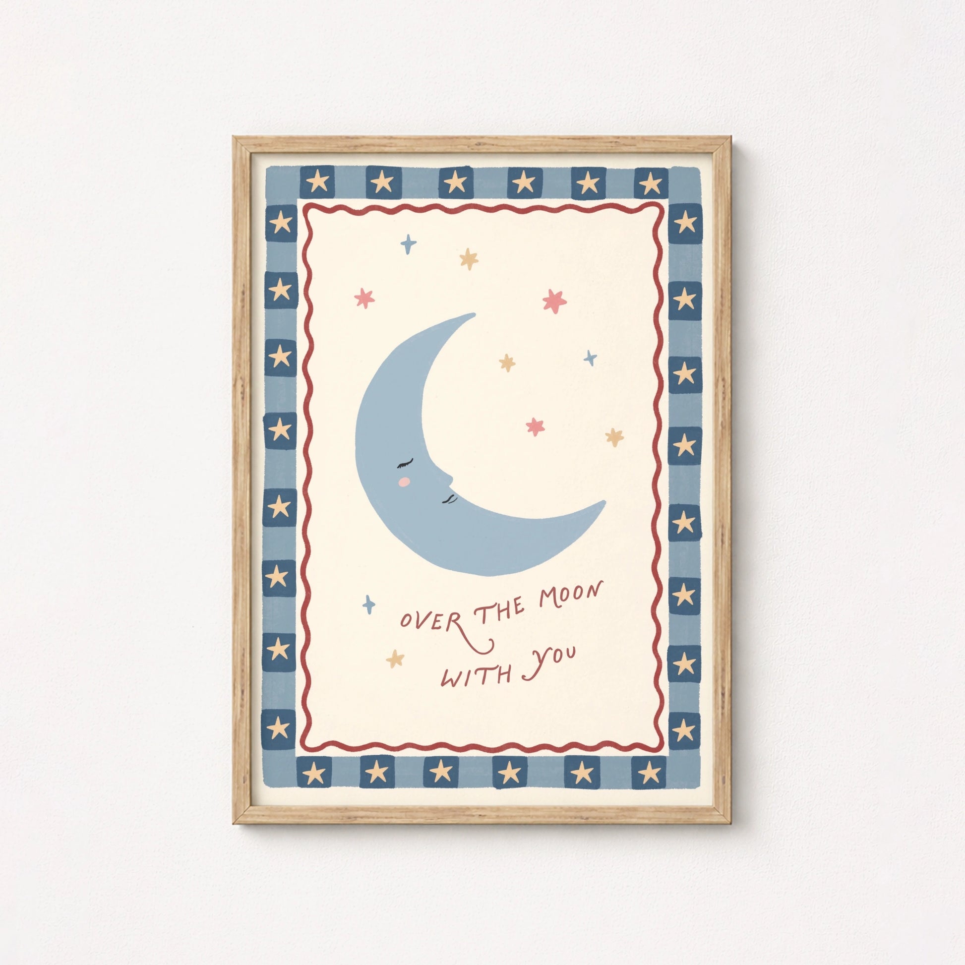 Decorazione per camera bambini di Stelle e Luna