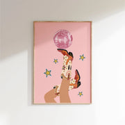Disco Cowgirl Boots – Bookish Wall Art