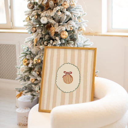 Christmas Ornament Wall Art