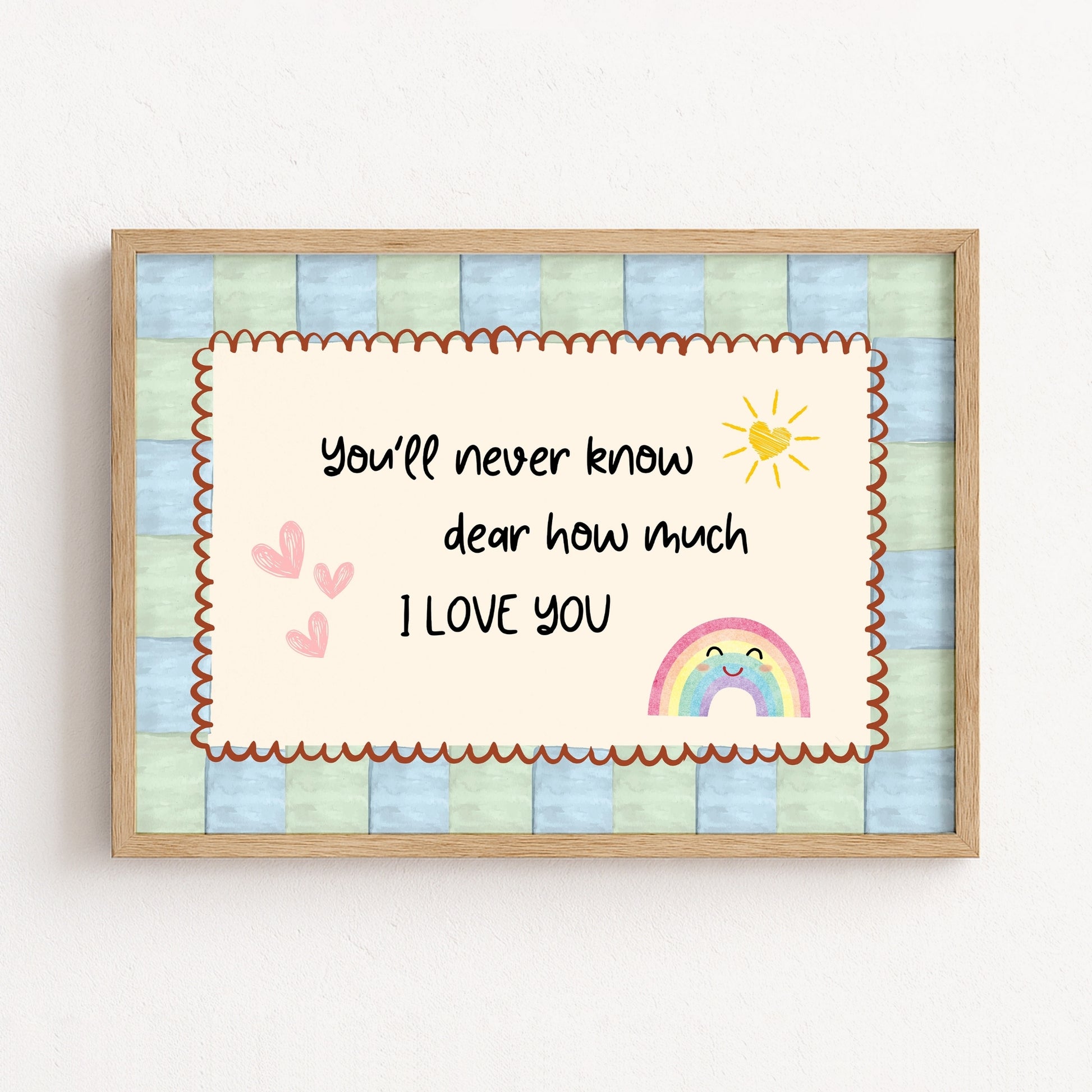 Cute Rainbow Wall Art