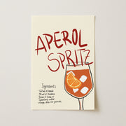 Aperol Spritz Recipe – Kitchen Wall Art