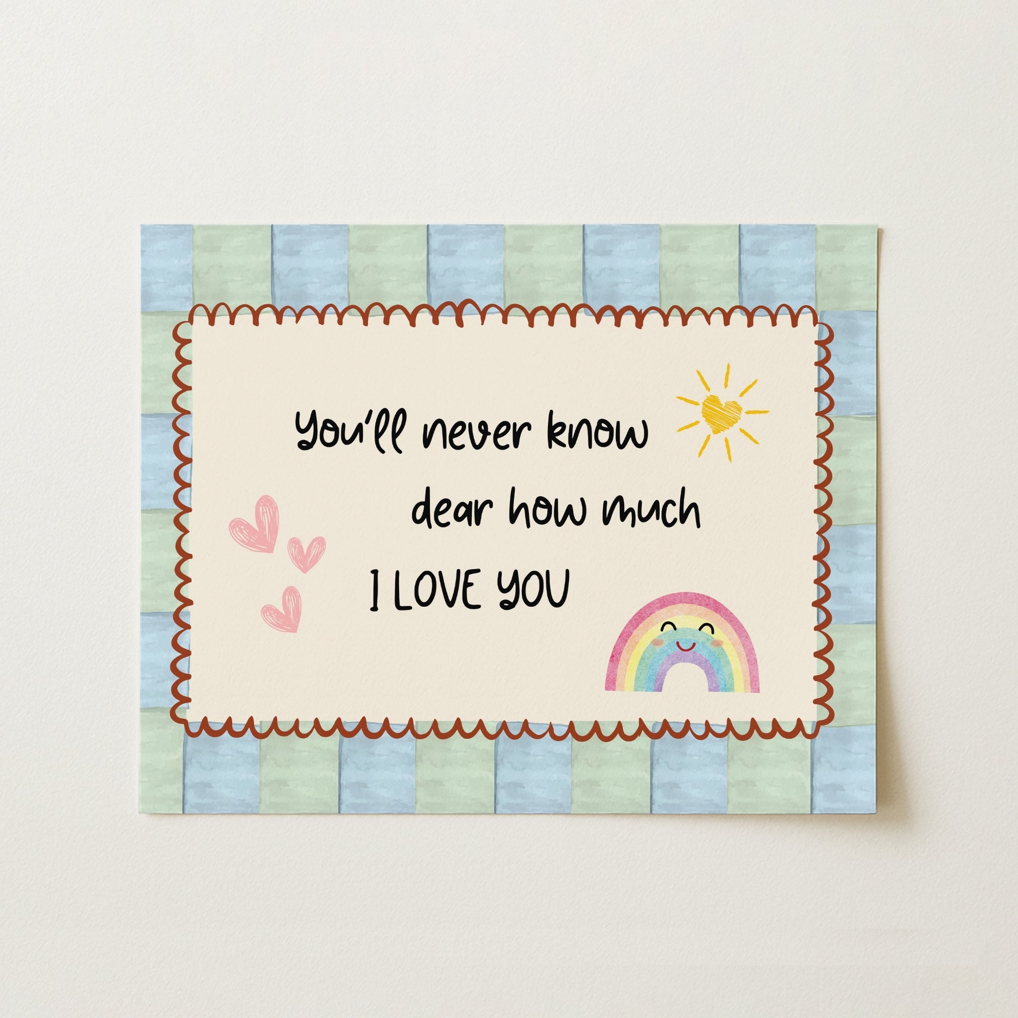 Cute Rainbow Wall Art
