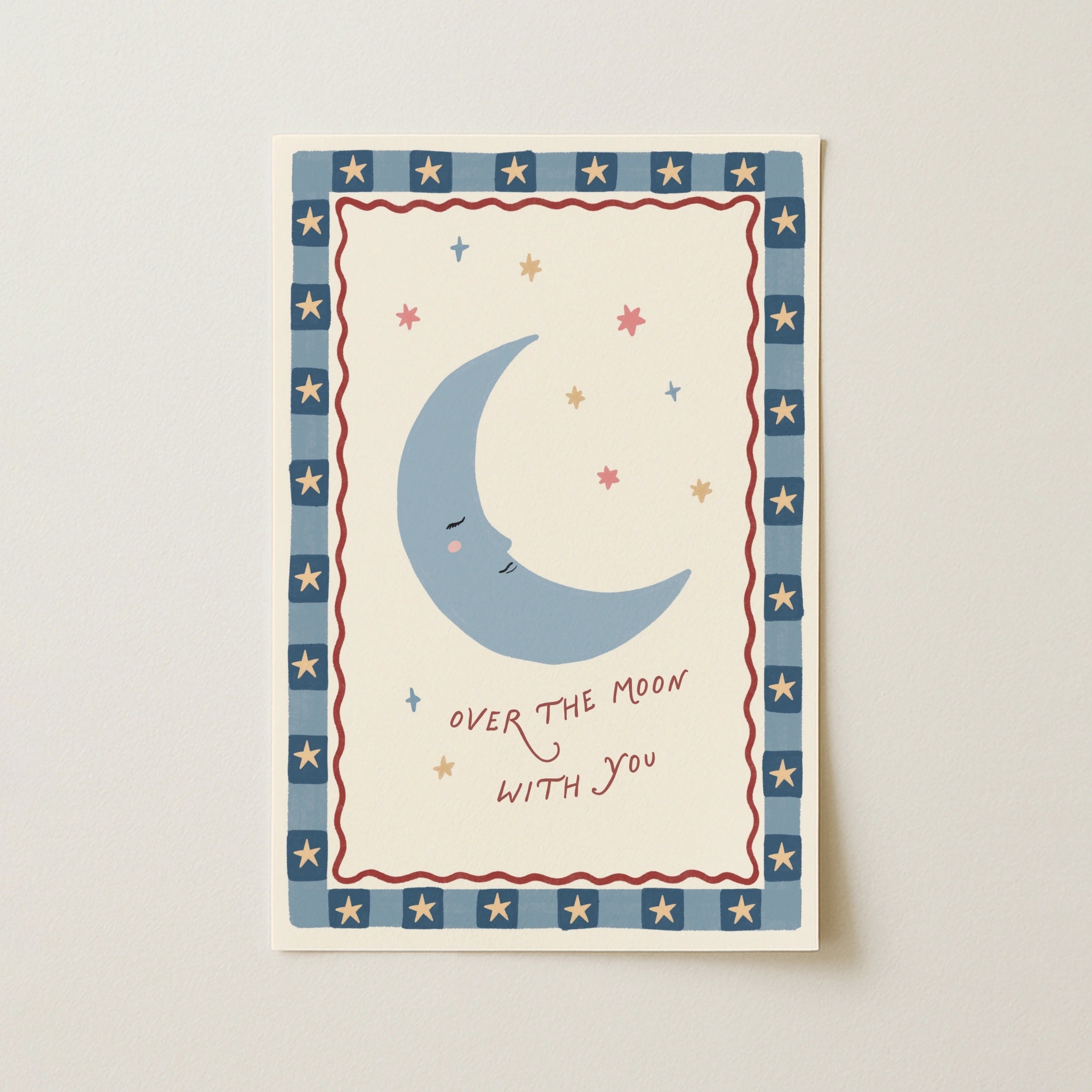 Decorazione per camera bambini di Stelle e Luna