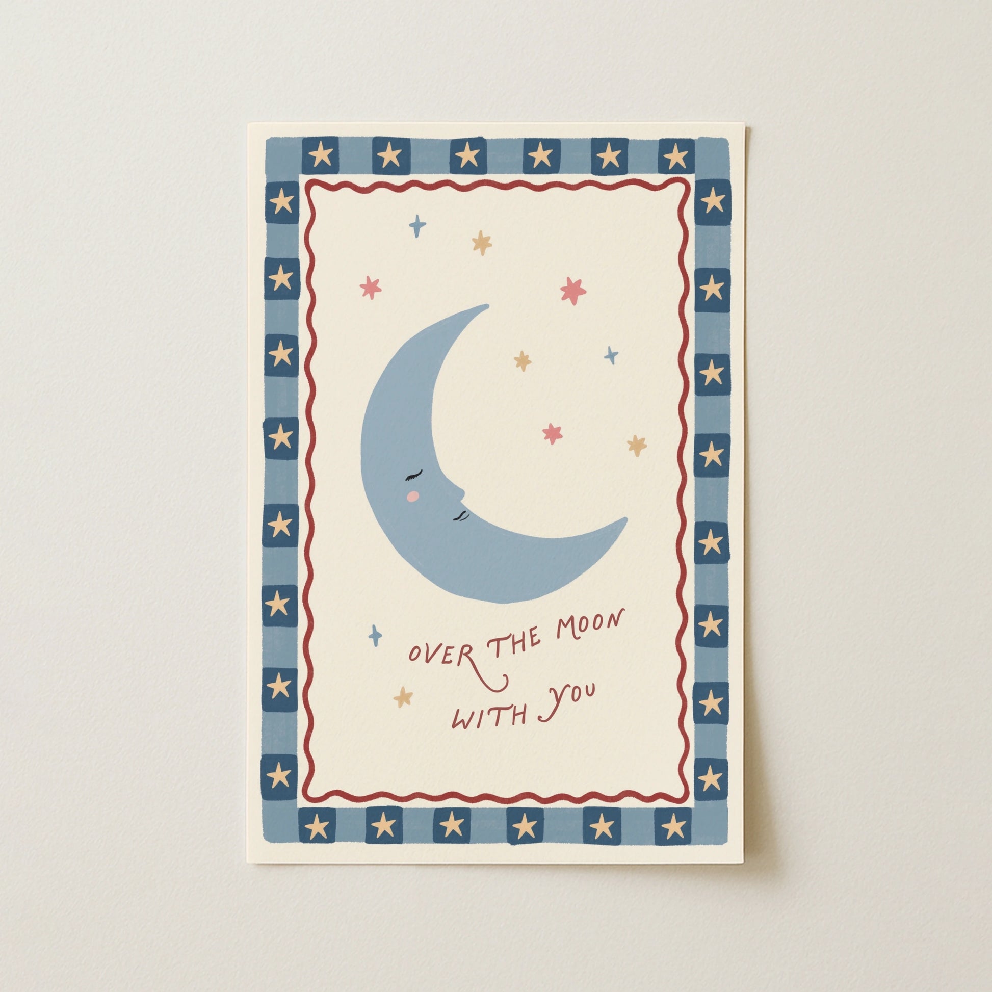 Decorazione per camera bambini di Stelle e Luna
