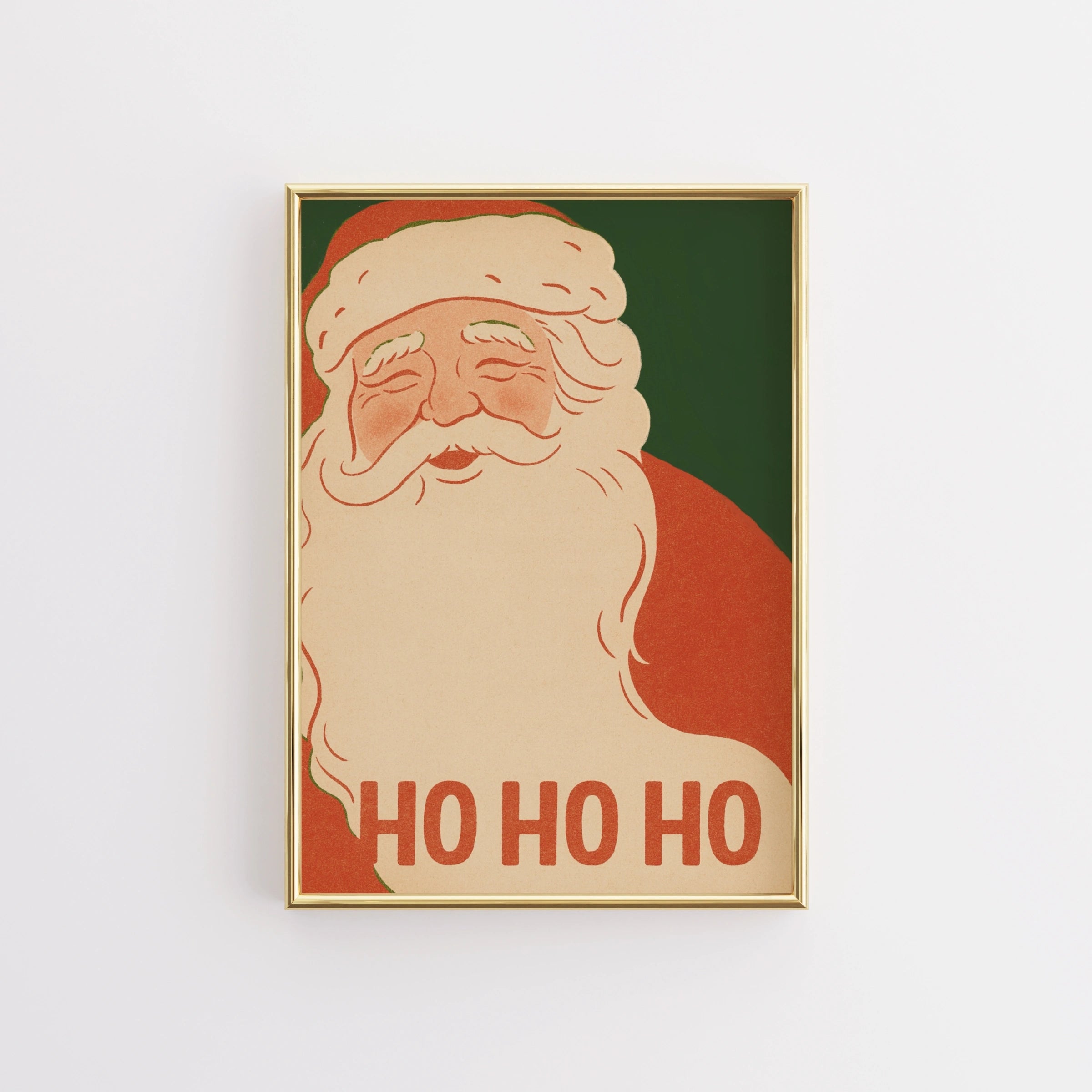 Retro Santa Claus Poster