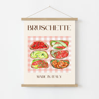 Bruschetta Wall Art – Italian Kitchen Decor, Kitchen Wall Decor