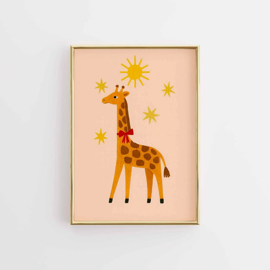 Giraffe Nursery Print