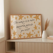 Brighter World & Stars – Nursery & kids wall art