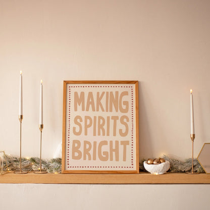 Making Spirits Bright Wall Art