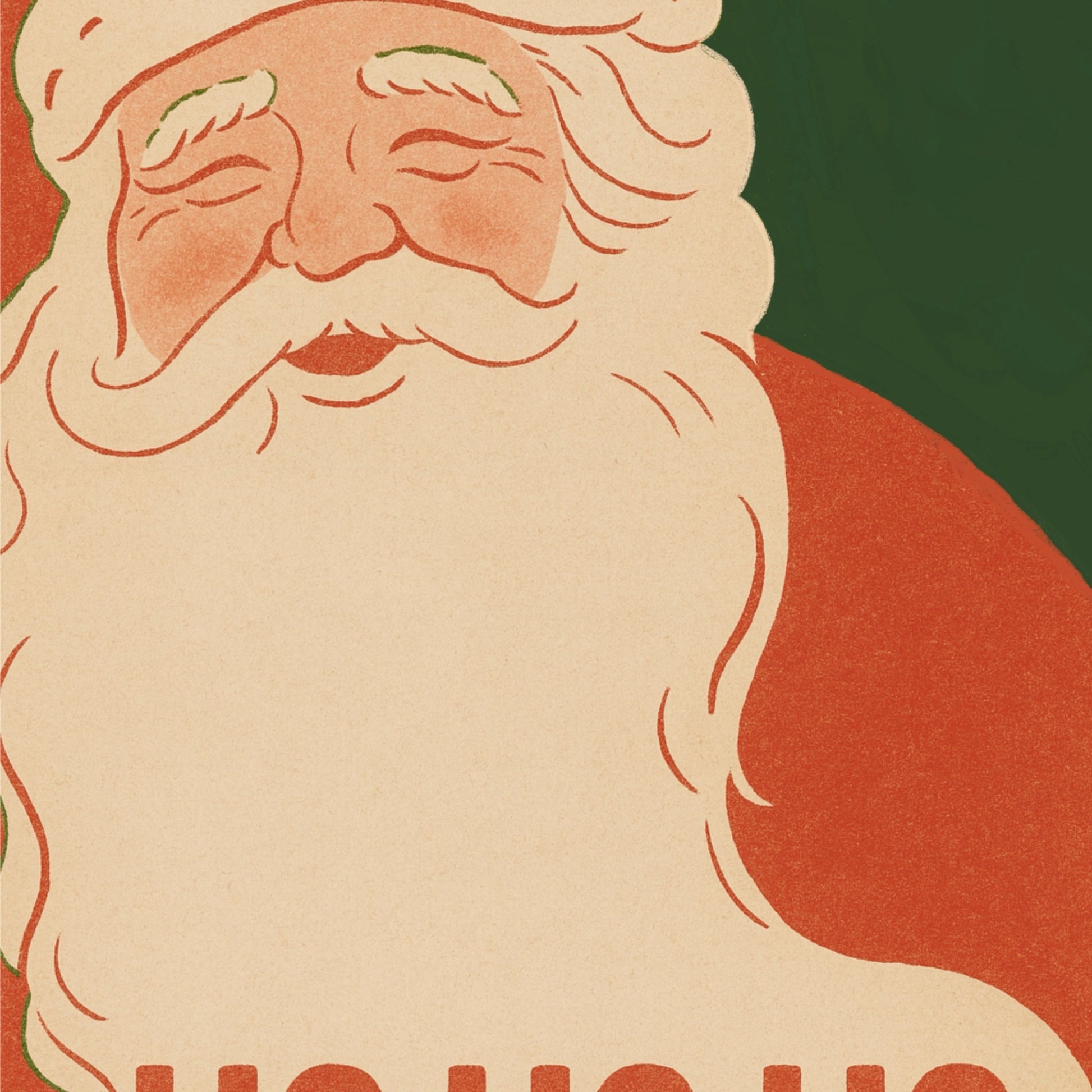 Retro Santa Claus Poster