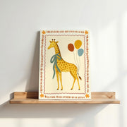 Giraffe with Balloons – Nursery & Kids Canvas Wall Art