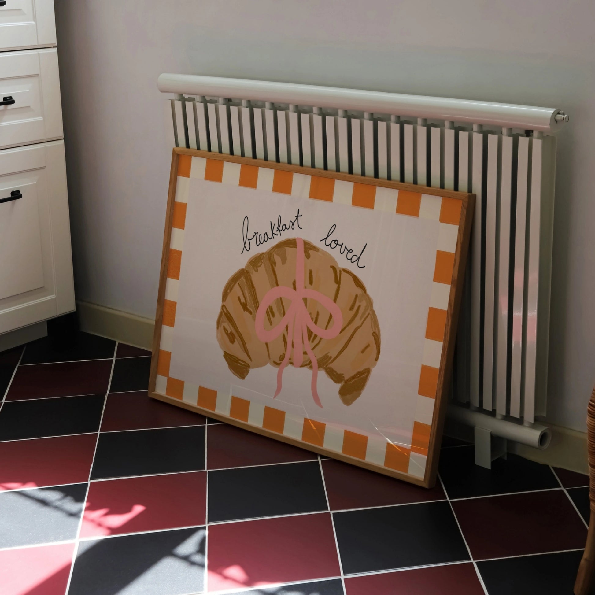 Decorazione murale per la tavola da pranzo italiana – Stampa di pasta, vino e cucina