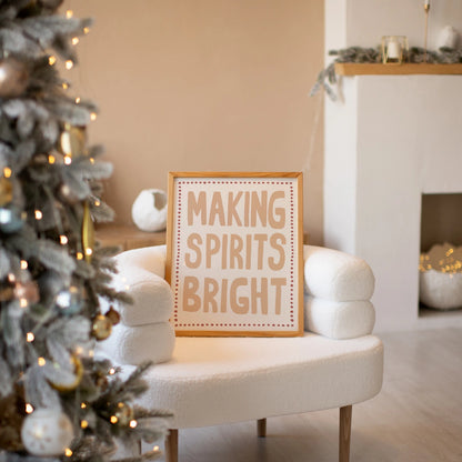 Making Spirits Bright Wall Art