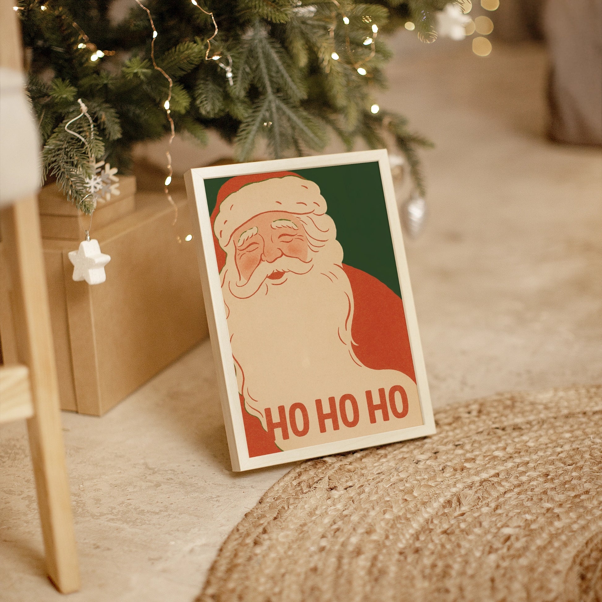 Retro Santa Claus Poster