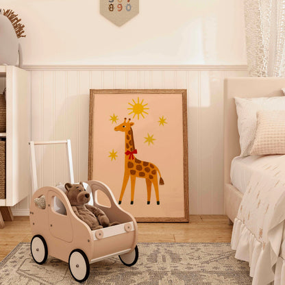 Giraffe Nursery Print