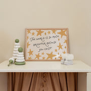 Brighter World & Stars – Nursery & kids wall art