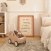 Wonderful Life Pink & Yellow – Nursery & kids wall art