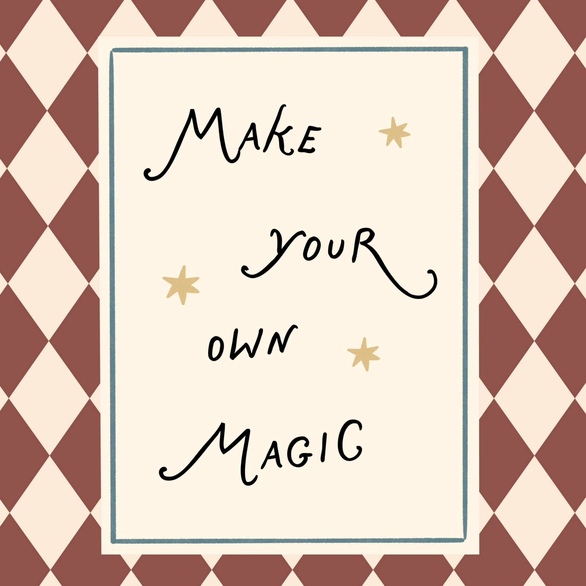 Arte da parete tipografica motivazionale