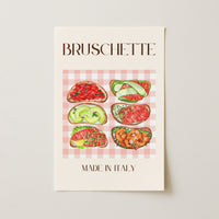 Bruschetta Wall Art – Italian Kitchen Decor, Kitchen Wall Decor