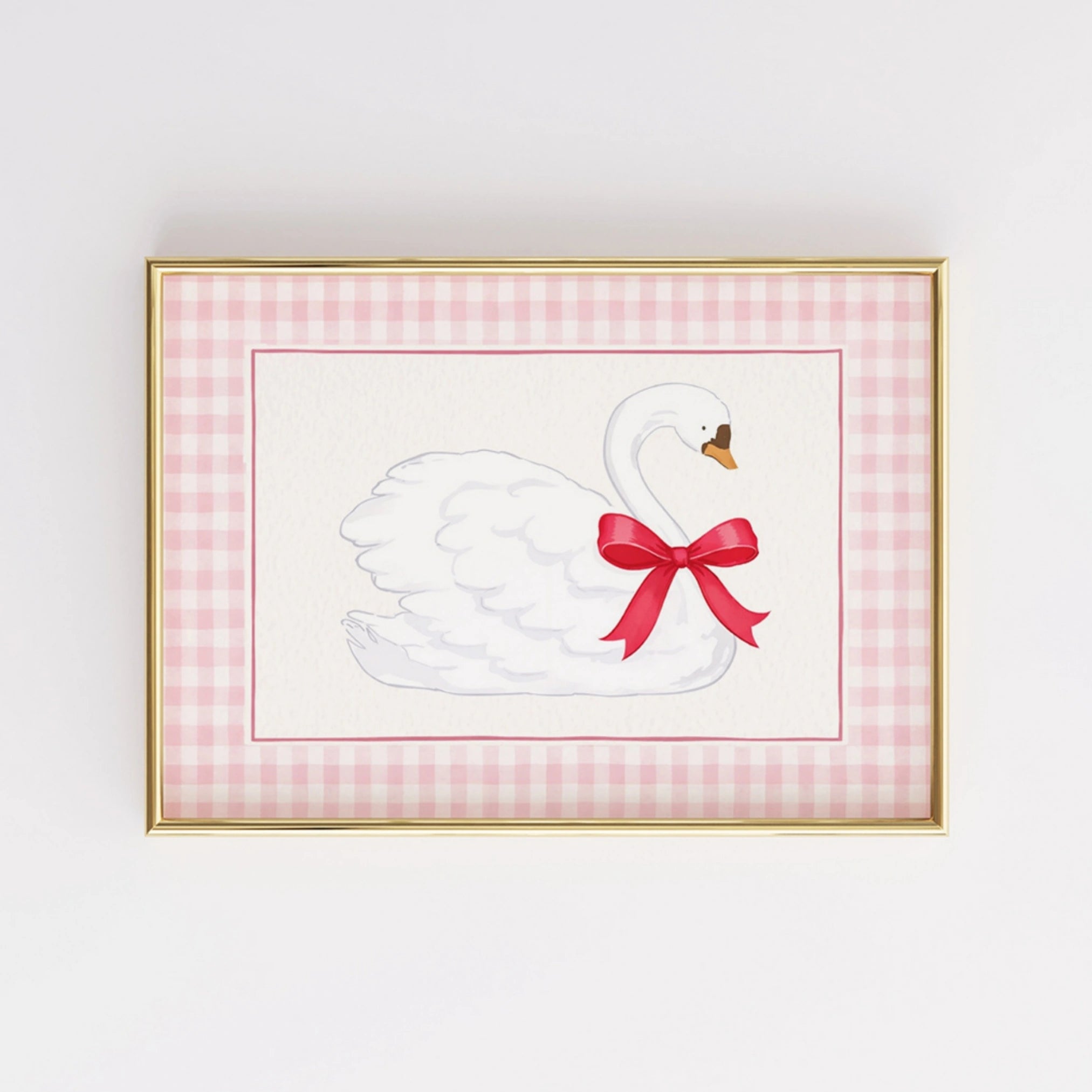 Illustration pour chambre d'enfant Cygne