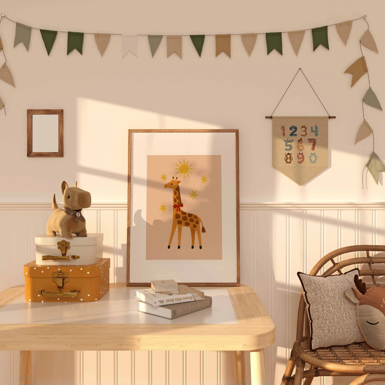 Giraffe Nursery Print
