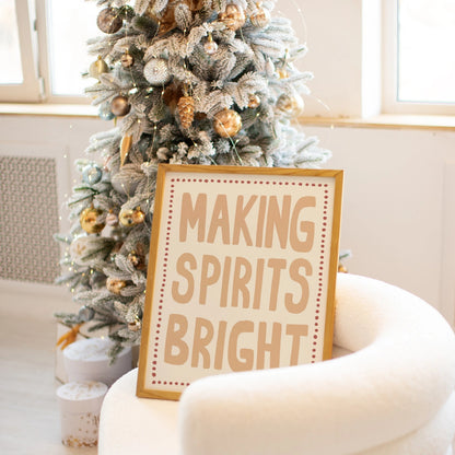 Making Spirits Bright Wall Art