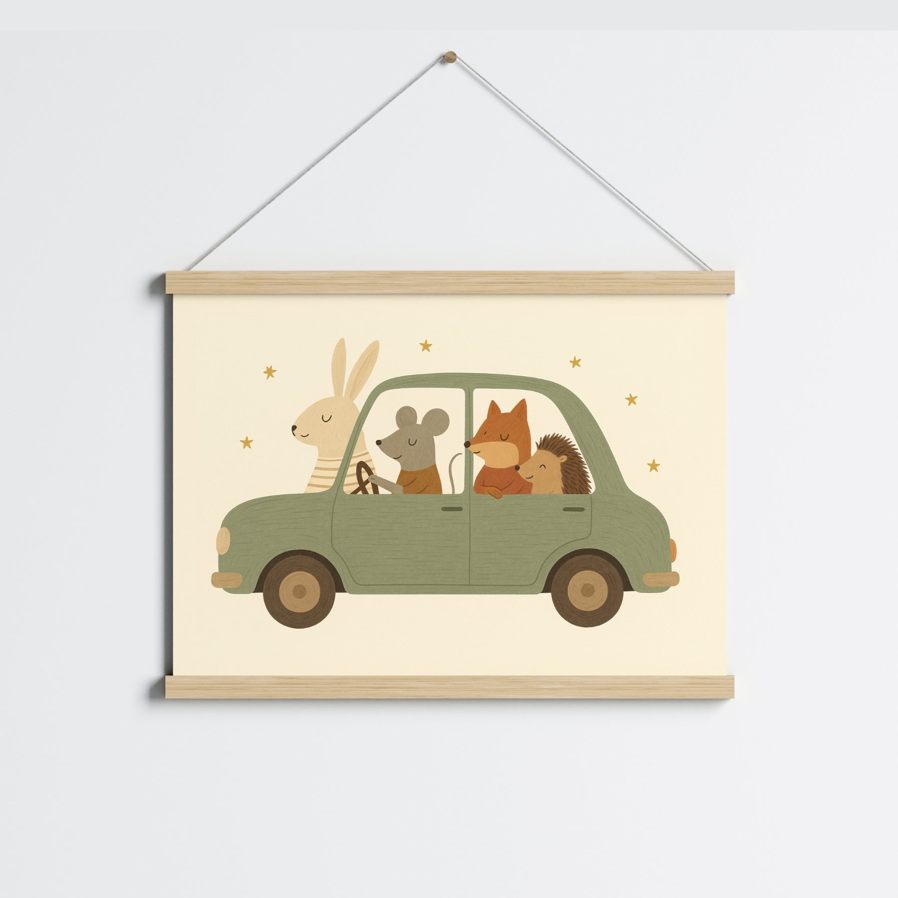 Poster vintage per la cameretta dei bambini