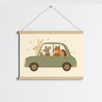 Poster vintage per la cameretta dei bambini