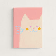 Pink Cat – Nursery & Kids Canvas Wall Art