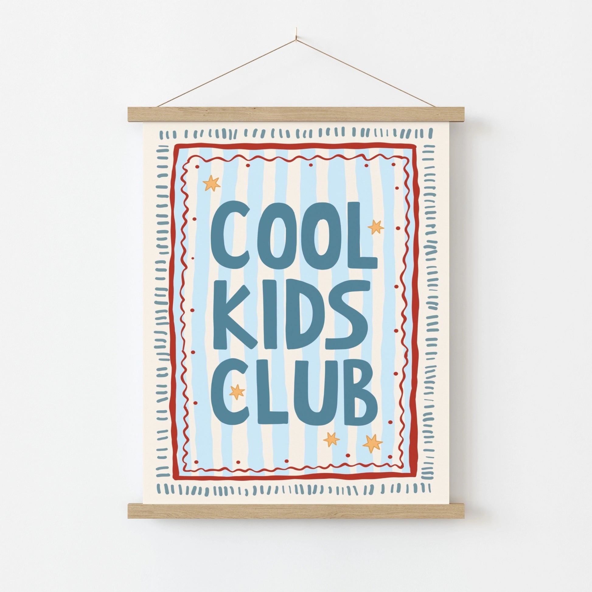 Cool Kids Club Nursery Print