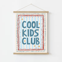 Cool Kids Club Nursery Print