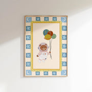 Astronaut Bear Space – Nursery & kids wall art