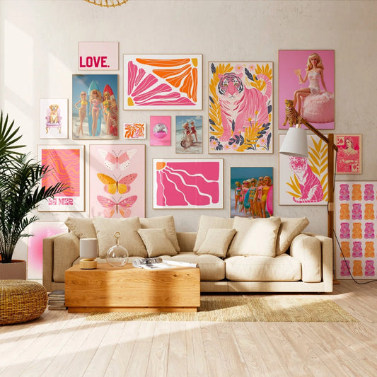 Pink Eclectic, over 1500 prints