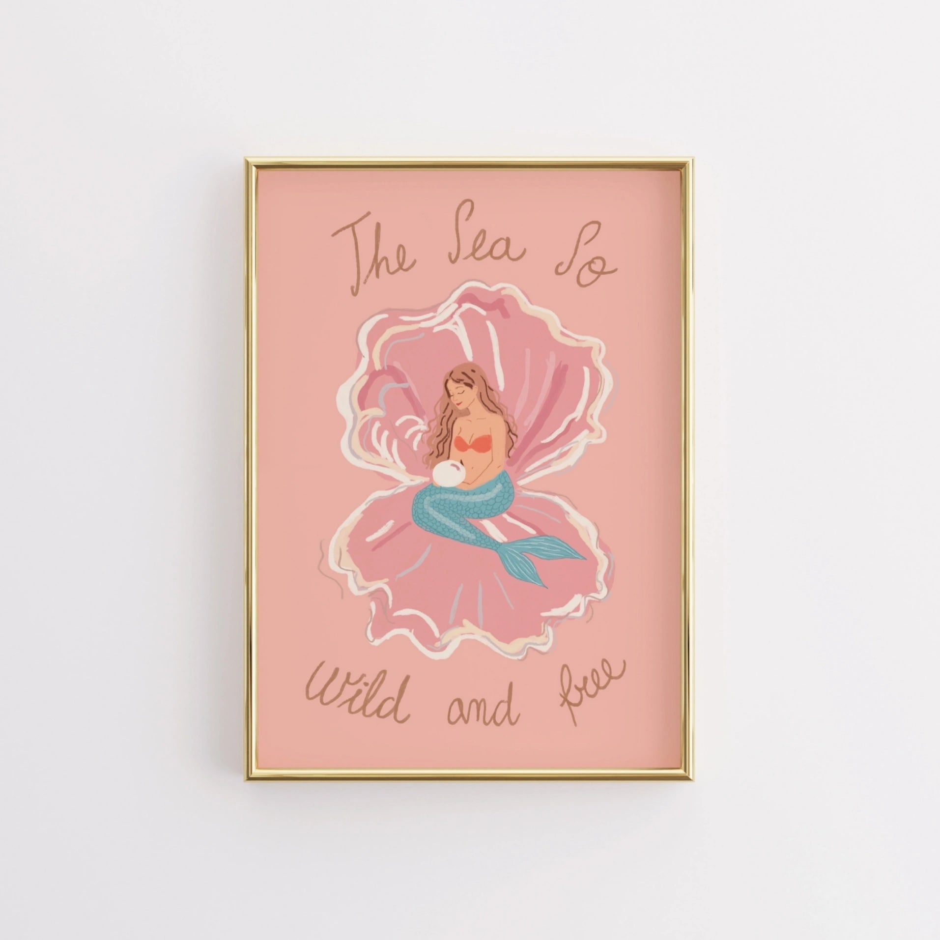 Illustration d'océan girly