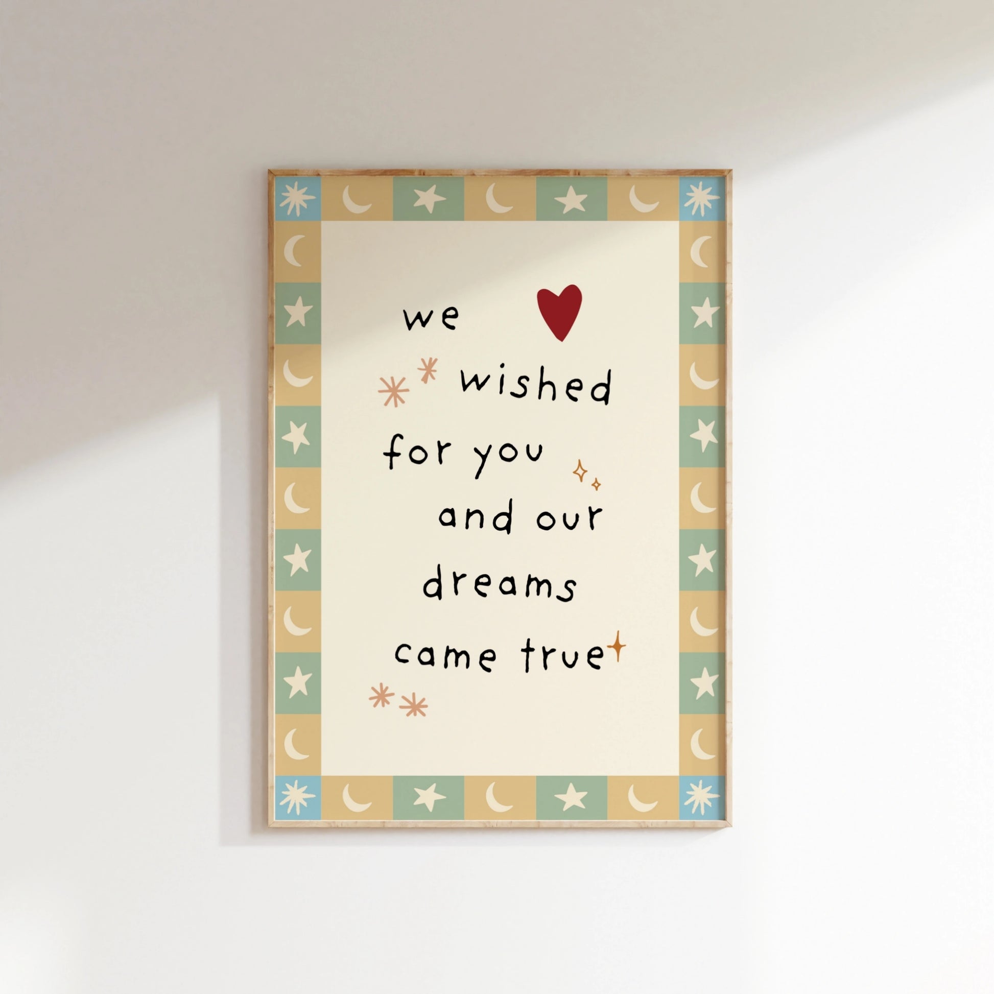 Cute Quote Nursery Print, Vintage Nursery Decor