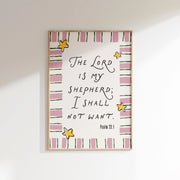 Psalm 23/1 – Christian Wall Art