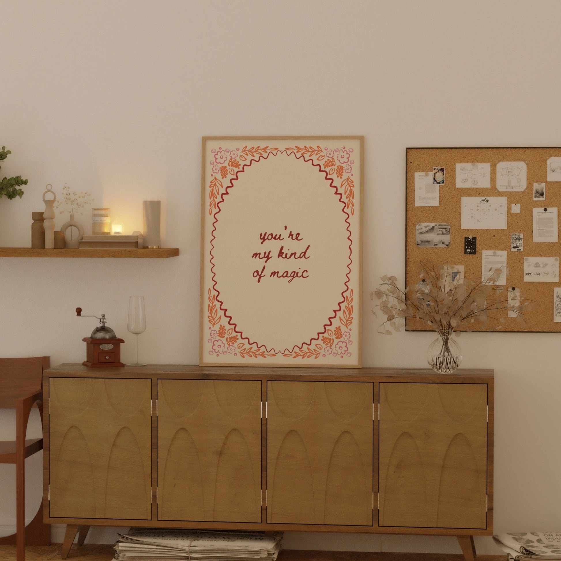 Affiche typographique « Amour »