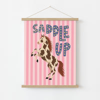 Saddle Up Horse Wall Art