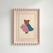 Superhero Teddy Bear – Nursery & Kids Wall Art