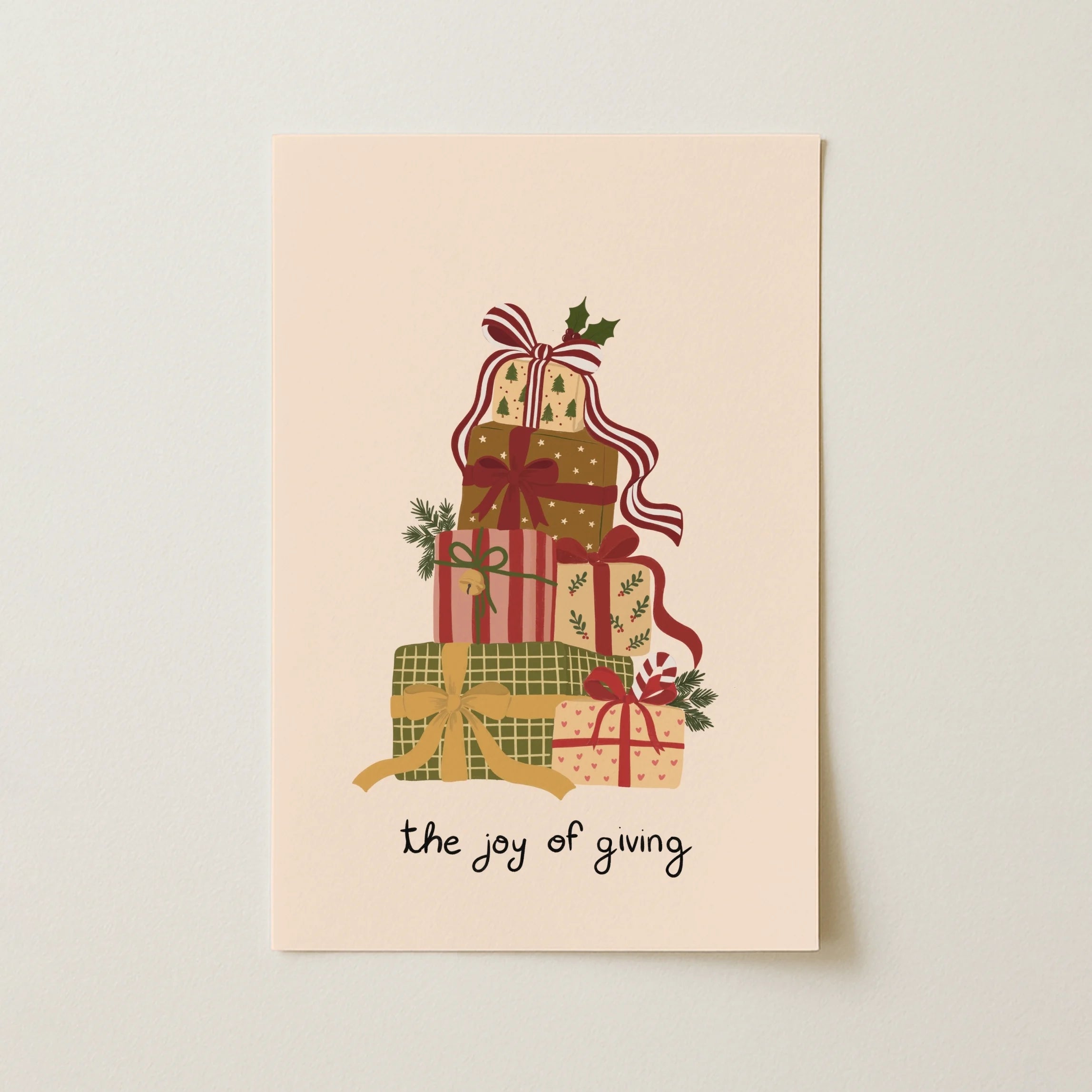 The Joy of Giving – Poster di Natale