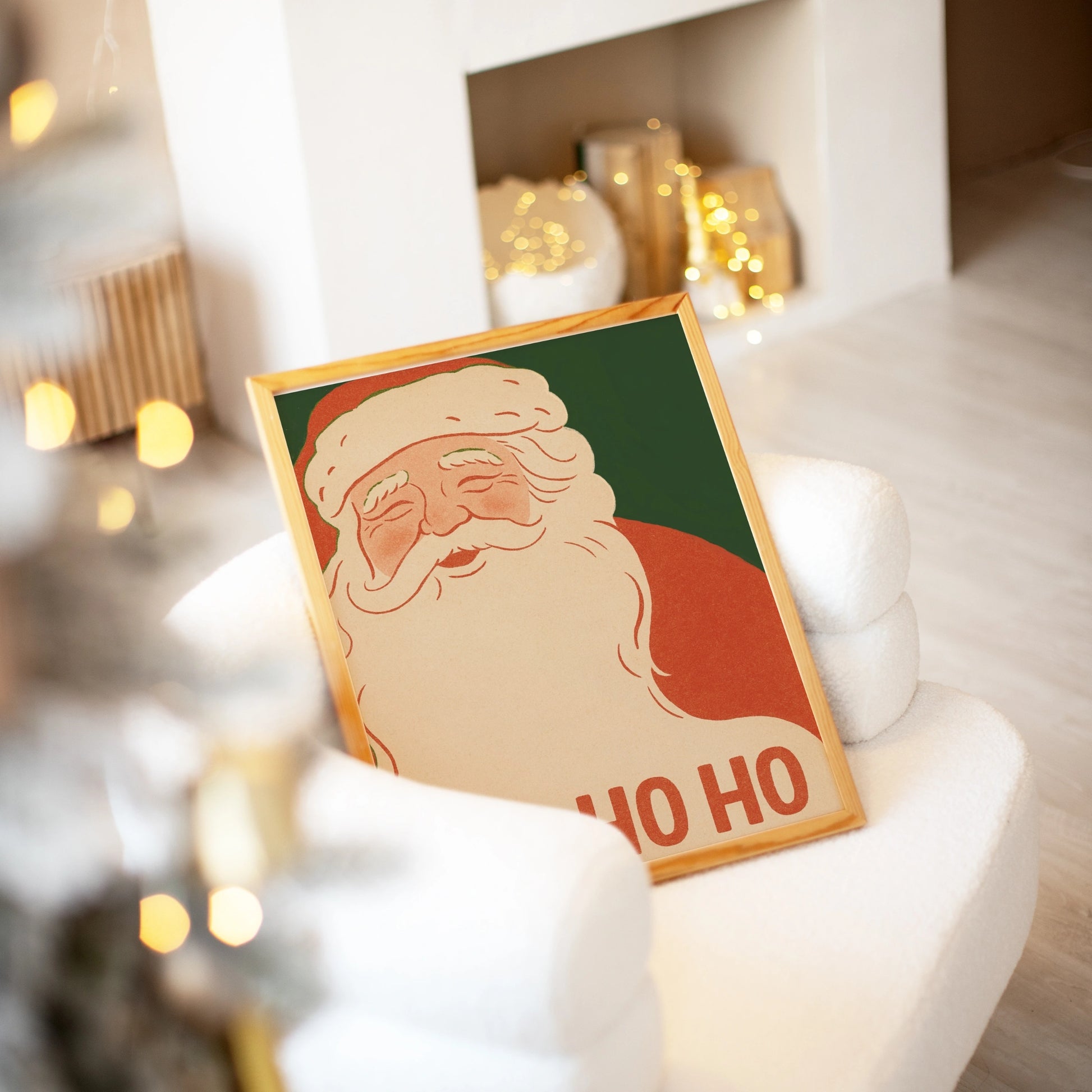 Retro Santa Claus Poster