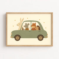 Poster vintage per la cameretta dei bambini