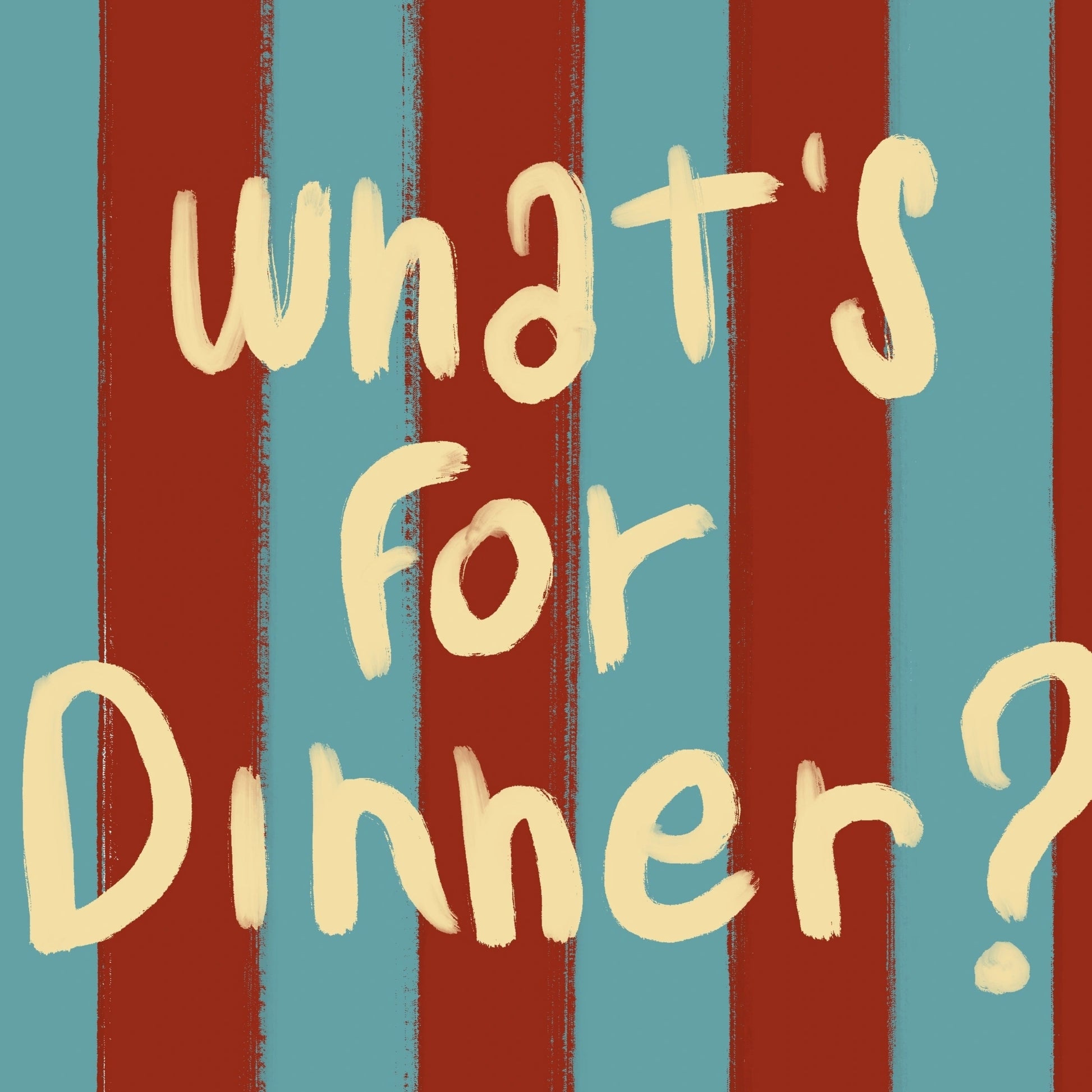 Decorazione murale per la tavola da pranzo italiana – Stampa di pasta, vino e cucina