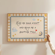 Kiss Me Good Night – Nursery & kids wall art