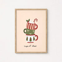 Cups of Cheer – Juleplakat