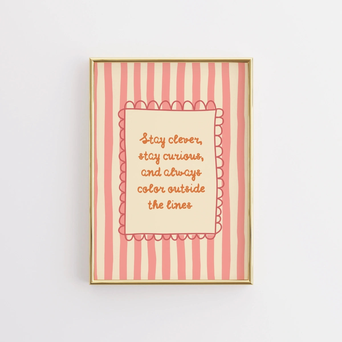 Décoration de chambre d'enfant avec citation