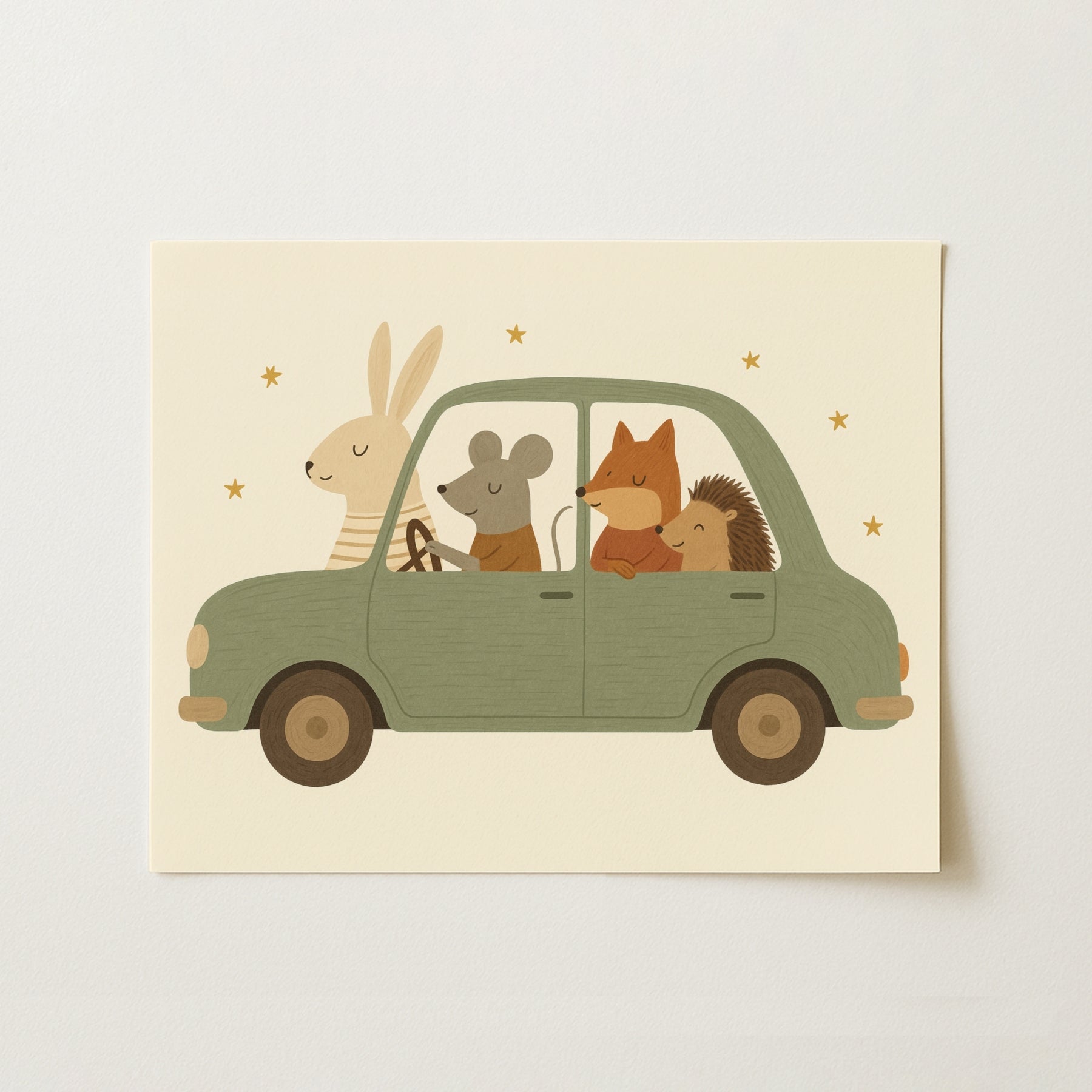 Poster vintage per la cameretta dei bambini